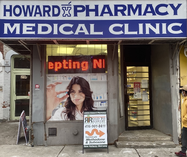Road to Recovery Addiction clinic Toronto Store Front